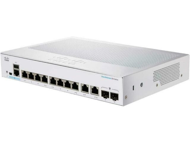 Коммутатор Cisco CBS350-8P-2G-NA