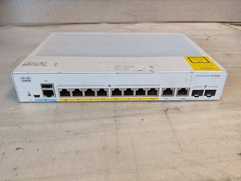 Коммутатор Cisco CBS350-8P-E-2G