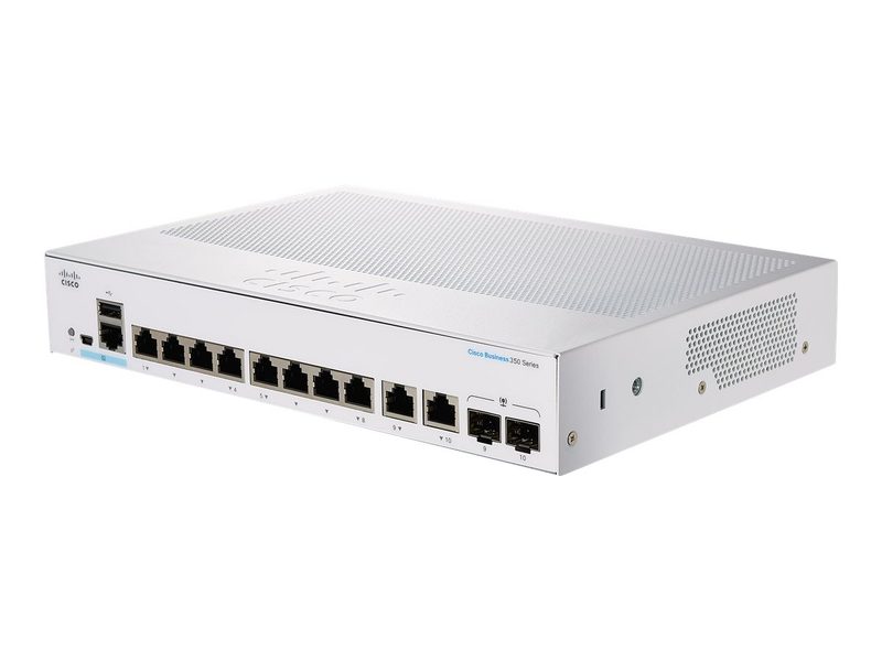 Коммутатор Cisco CBS350-8T-E-2G-EU