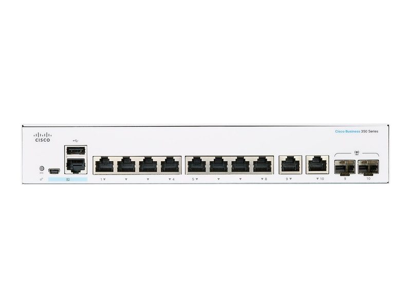 Коммутатор Cisco CBS350-8T-E-2G-NA
