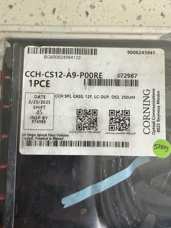 Адаптерная панель Corning CCH-CS12-59-P00RE