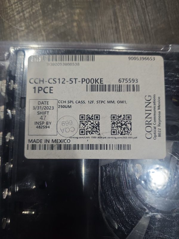 Оптическая кассета Corning CCH-CS12-5T-P00KE