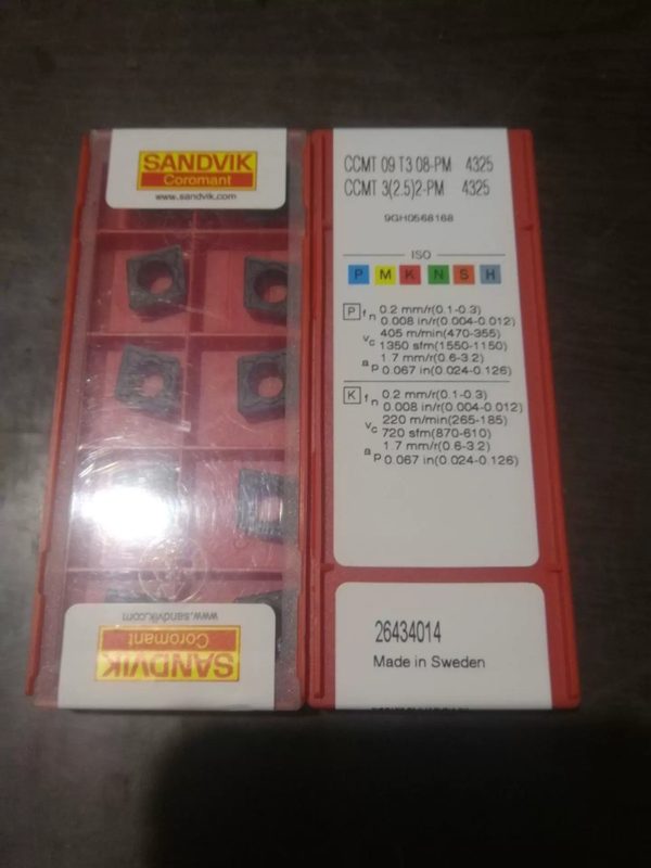 Режущий инструмент Sandvik CCMT09T308-PM