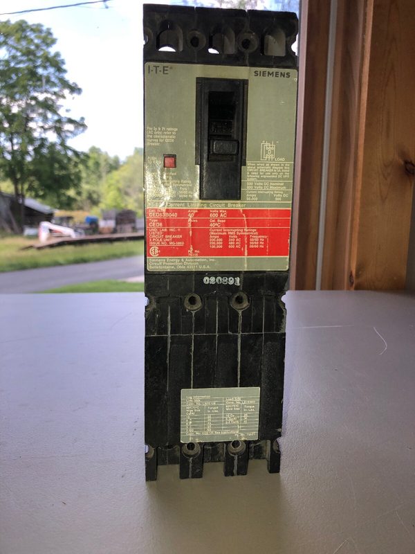 Автоматический выключатель Siemens CED63B040