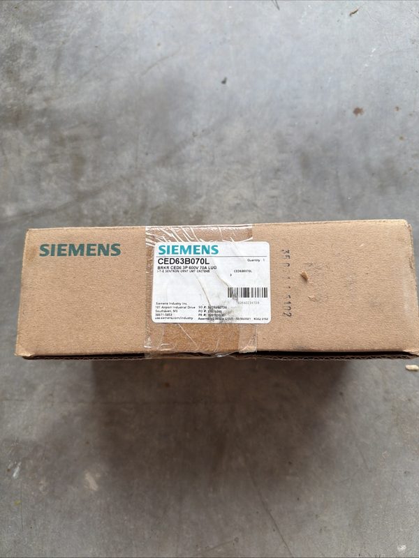 Автоматический выключатель Siemens CED63B070L