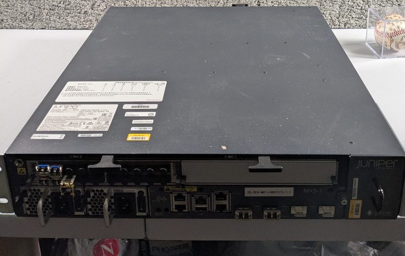 Маршрутизатор Juniper CHAS-MX5-T-S