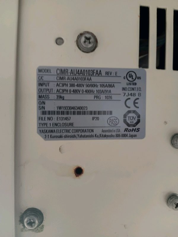 Электропривод HPE CIMR-AU4A0103FAA