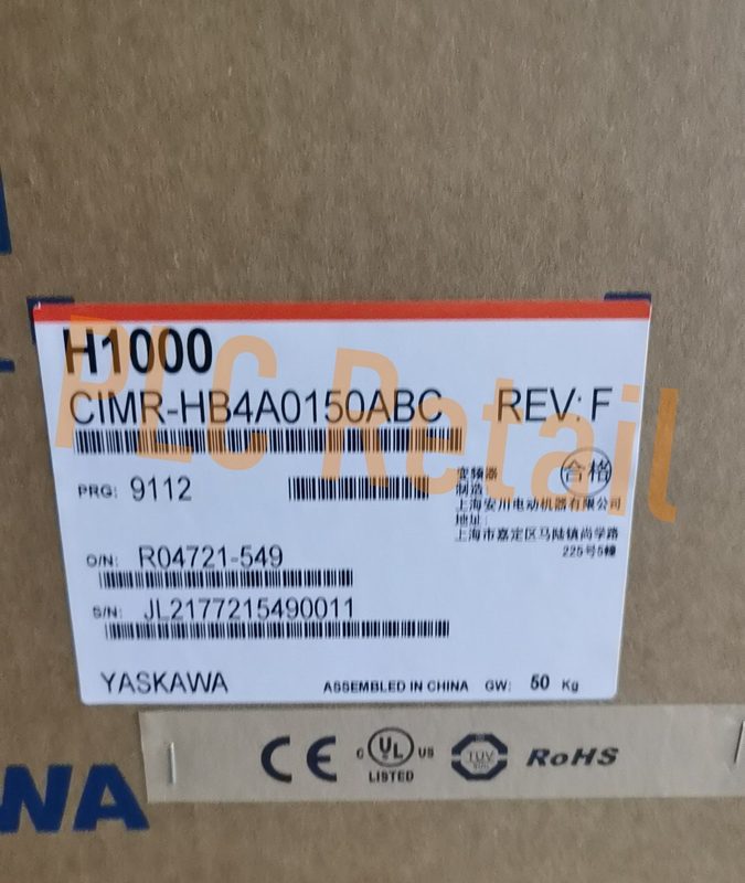 Частотный преобразователь Yaskawa CIMR-HB4A0150ABC