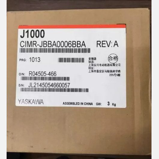 Частотный преобразователь Yaskawa CIMR-JBBA0006BBA