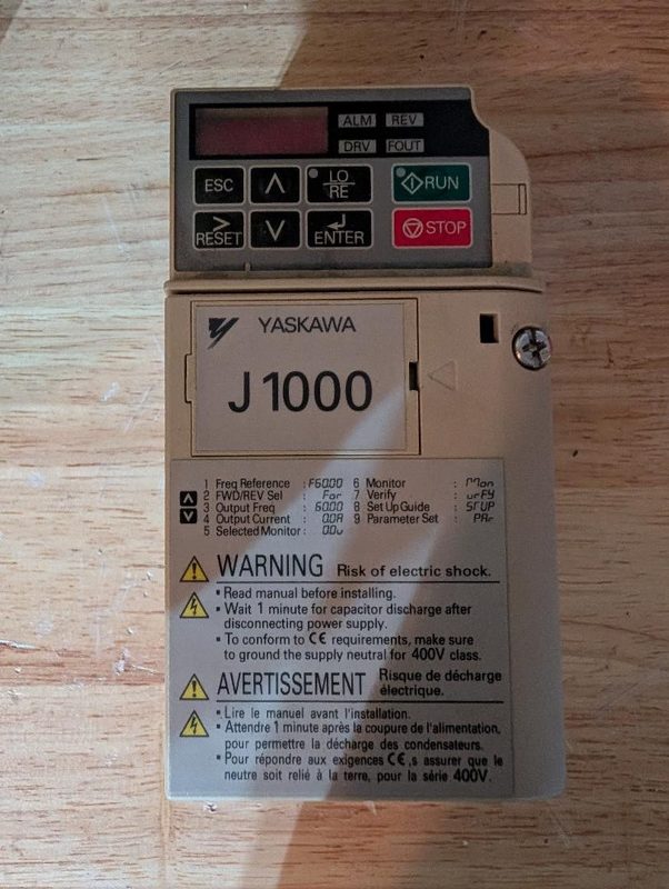 Привод Yaskawa CIMR-JUBA0002BAA