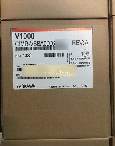 Частотный преобразователь Yaskawa CIMR-VBBA0006BAA