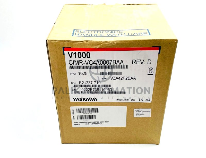 Частотный преобразователь Yaskawa CIMR-VC4A0007BAA