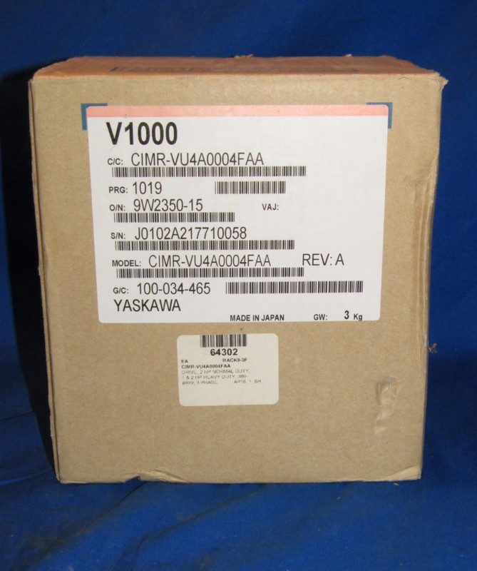 Частотный преобразователь Yaskawa CIMR-VU4A0004FAA