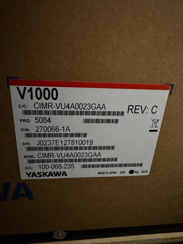 Частотный преобразователь Yaskawa CIMR-VU4A0023GAA