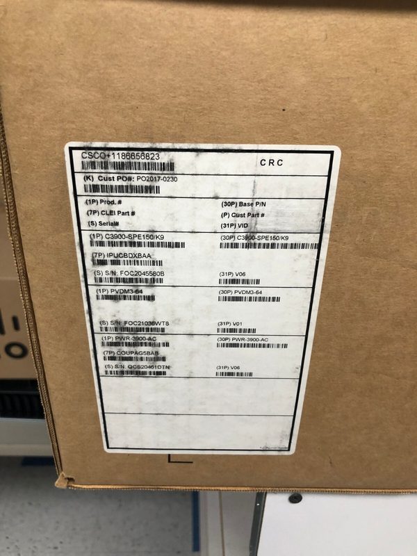 Маршрутизатор CISCO3945-V/K9
