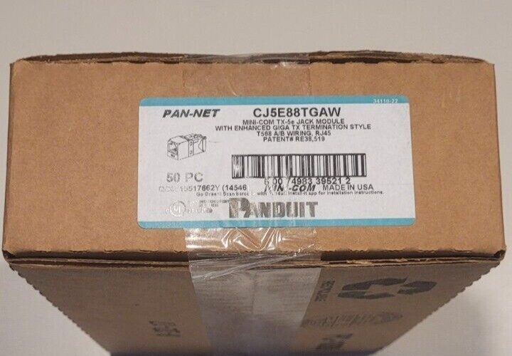 Модуль Keystone Panduit CJ5E88TGAW