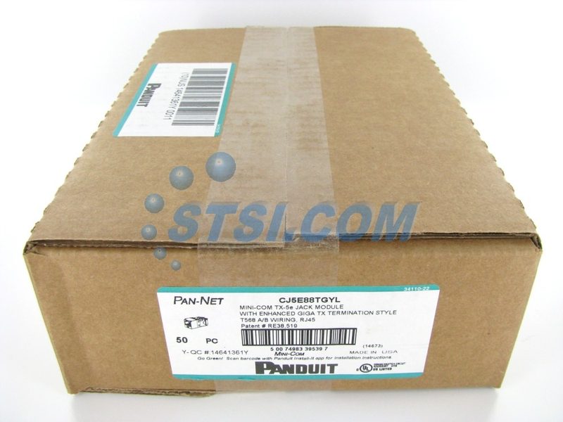 Модуль Keystone Panduit CJ5E88TGYL