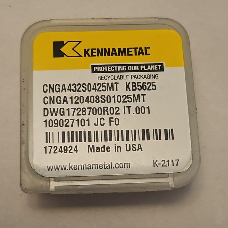Режущий инструмент Kennametal CNGA432S0425MT