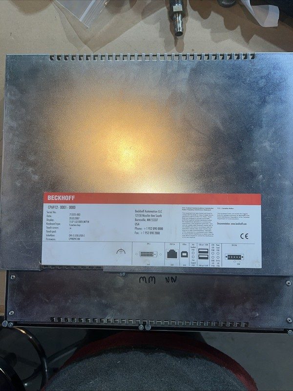 Панель оператора Beckhoff CP6912-0001-0000