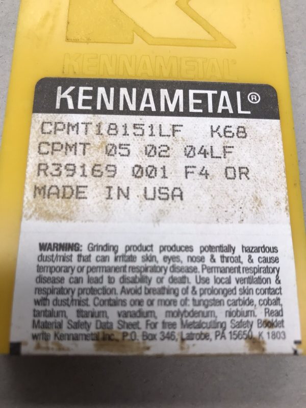 Режущий инструмент Kennametal CPMT18151LF
