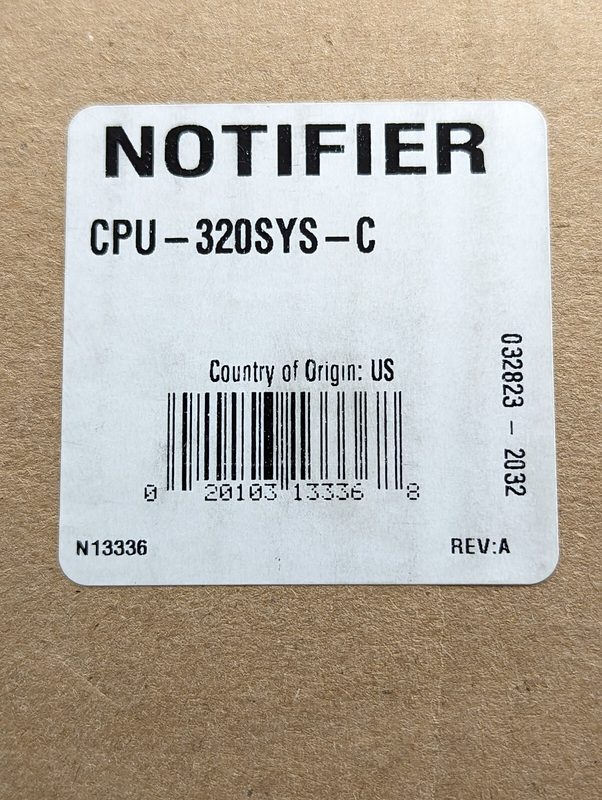 Оборудование пожарной сигнализации CPU-320SYS-C