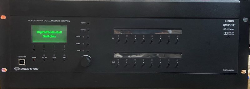 Видеокоммутатор CRESTRON-DM-MD8X8