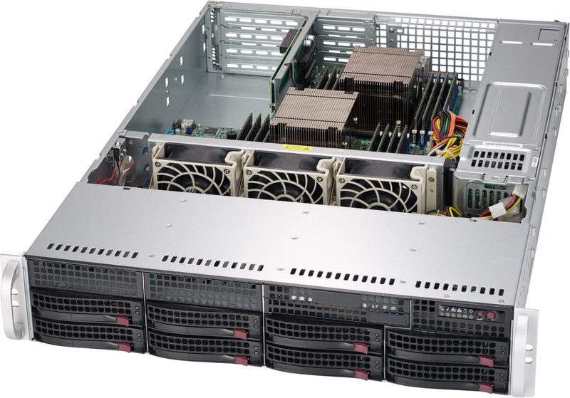 Корпус сервера Supermicro CSE-825TQC-R802WB