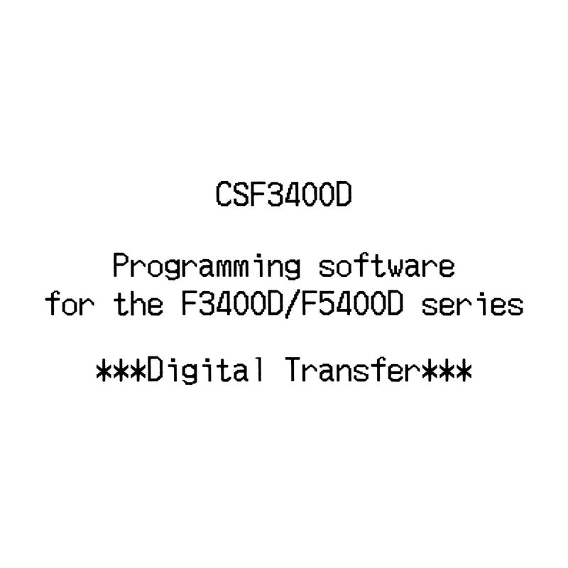 Радиостанция Icom CSF3400D
