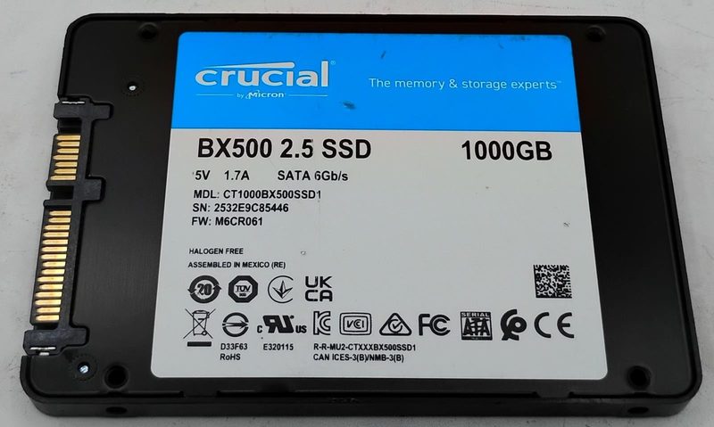 SSD-накопитель Micron CT1000BX500SSD1
