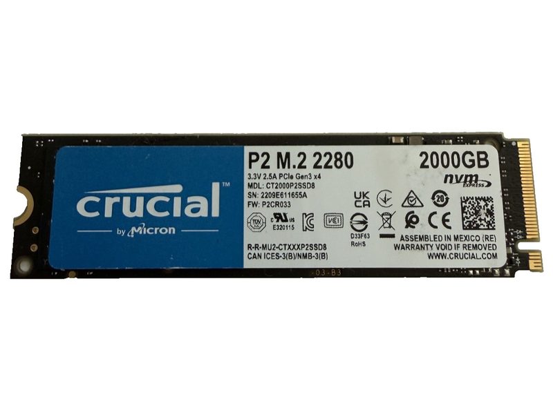 SSD-накопитель Micron CT2000P2SSD8