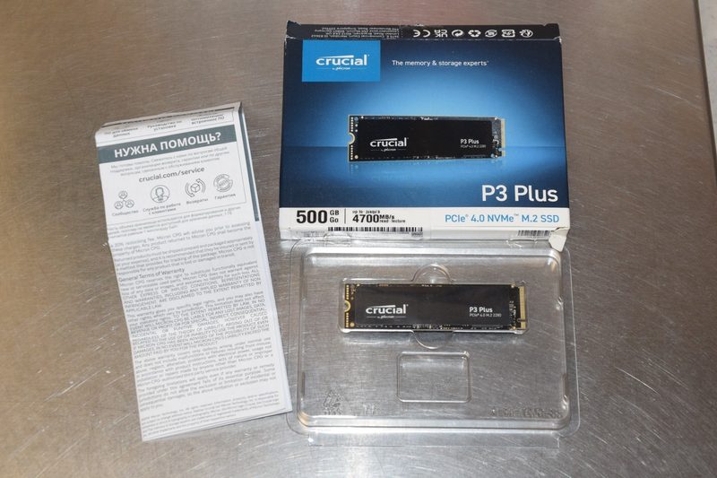 SSD-накопитель Micron CT500P3PSSD8