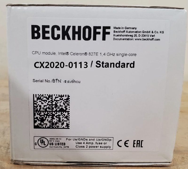 ПЛК Beckhoff CX2020-0113