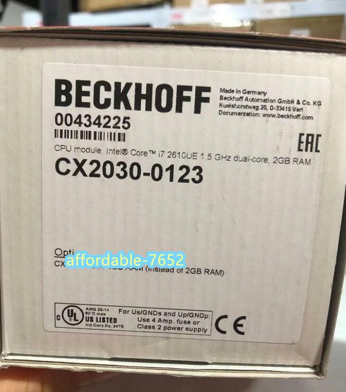 ПЛК Beckhoff CX2030-0123