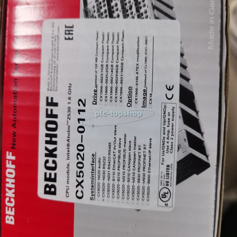 IIoT-устройство Beckhoff CX5020-0112+N030