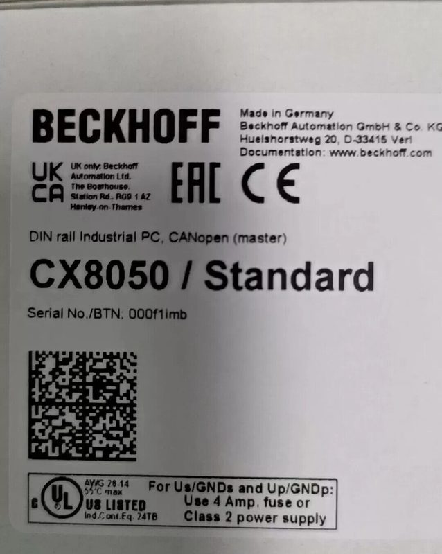 ПЛК Beckhoff CX8050
