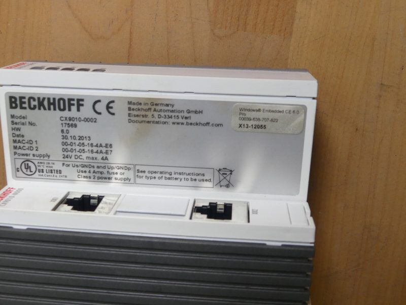 ПЛК Beckhoff CX9010-0002