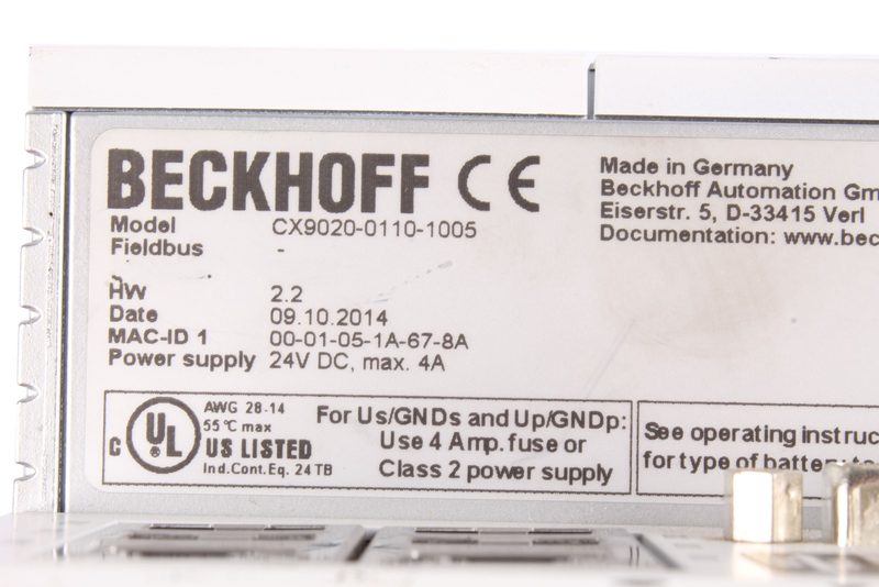 IIoT-устройство Beckhoff CX9020-0110-1005