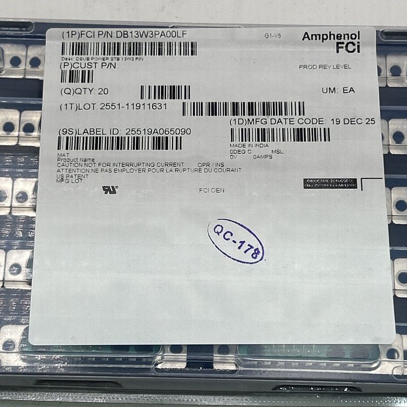 Разъём DB13W3PA00LF