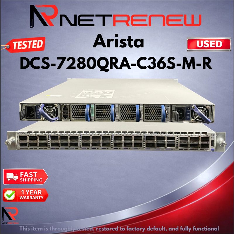 Коммутатор Arista DCS-7280QRA-C36S-M-R