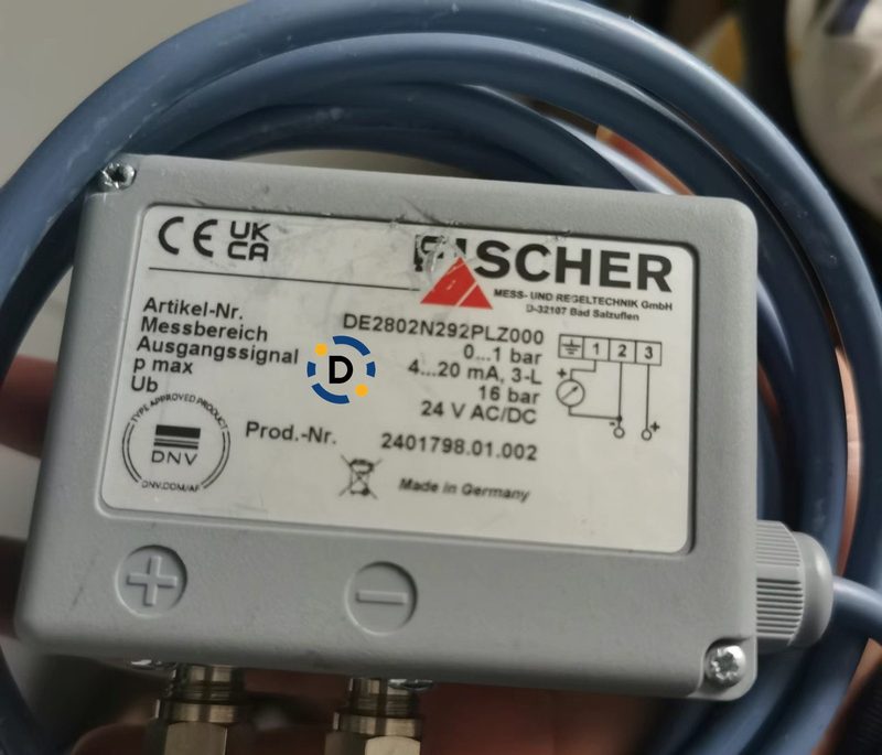 Датчик давления DE2802N292PLZ000