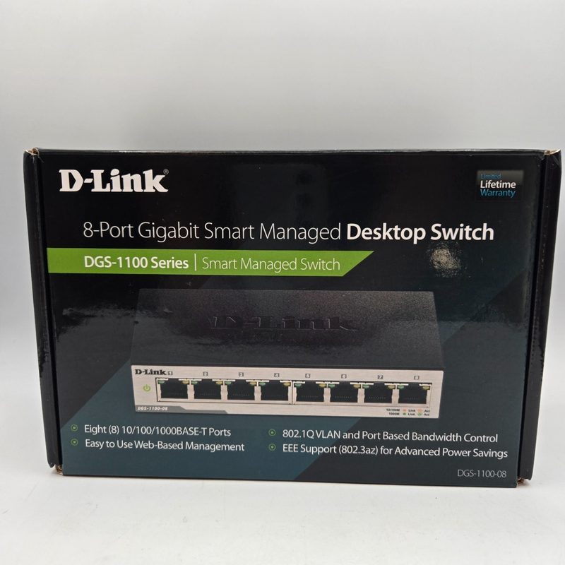 Коммутатор D-Link DGS-1100-08