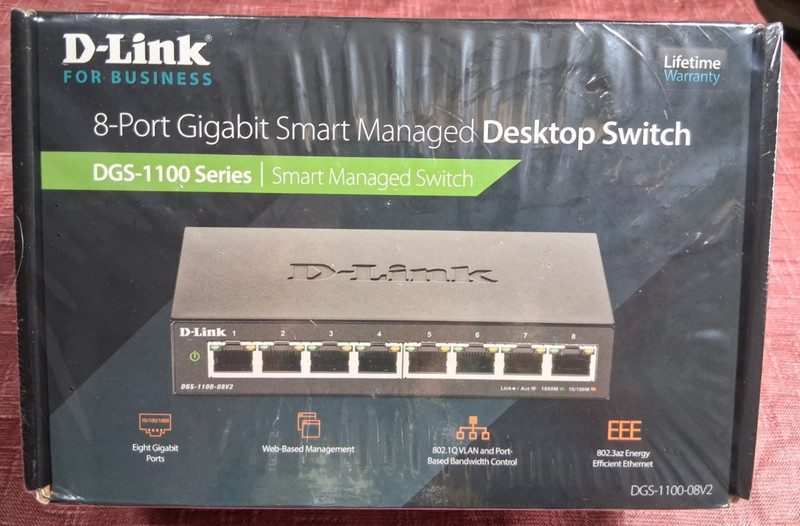 Коммутатор D-Link DGS-1100-08V2