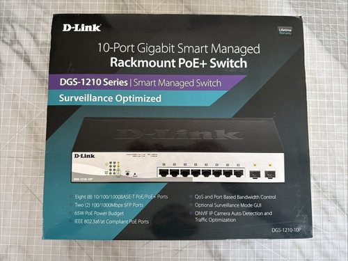 Коммутатор D-Link DGS-1210-10P