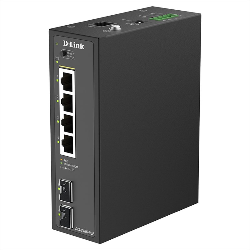 Коммутатор D-Link DIS-210G-06P