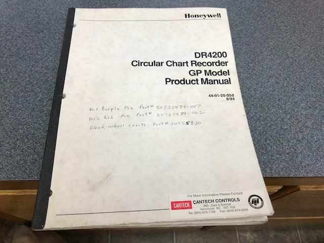 Регистратор Honeywell DR4200