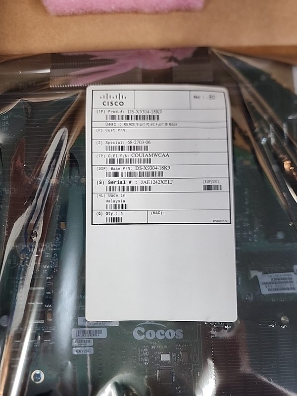 Коммутатор Cisco DS-X9304-18K9