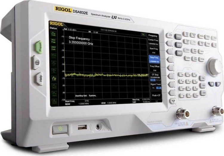 Анализатор спектра Rigol DSA832E-TG