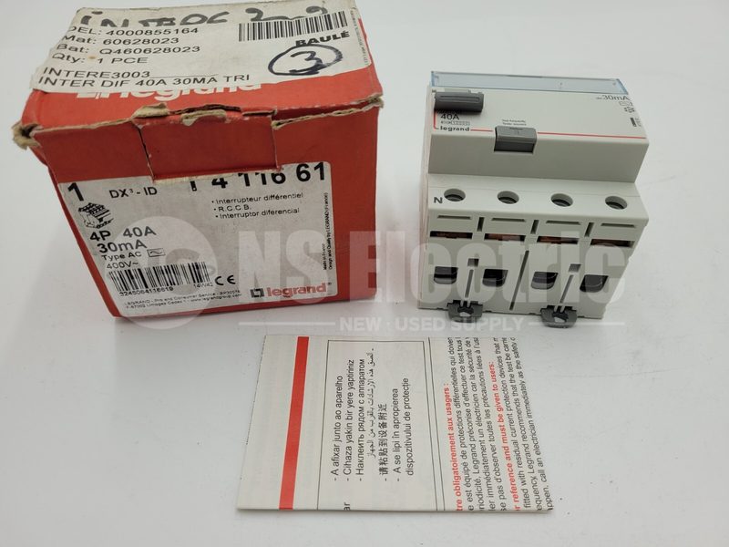 Автоматический выключатель Legrand DX3-ID