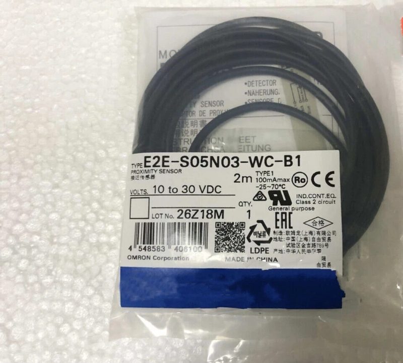 Фотоэлектрический датчик Omron E2E-S05N03-WC-B1