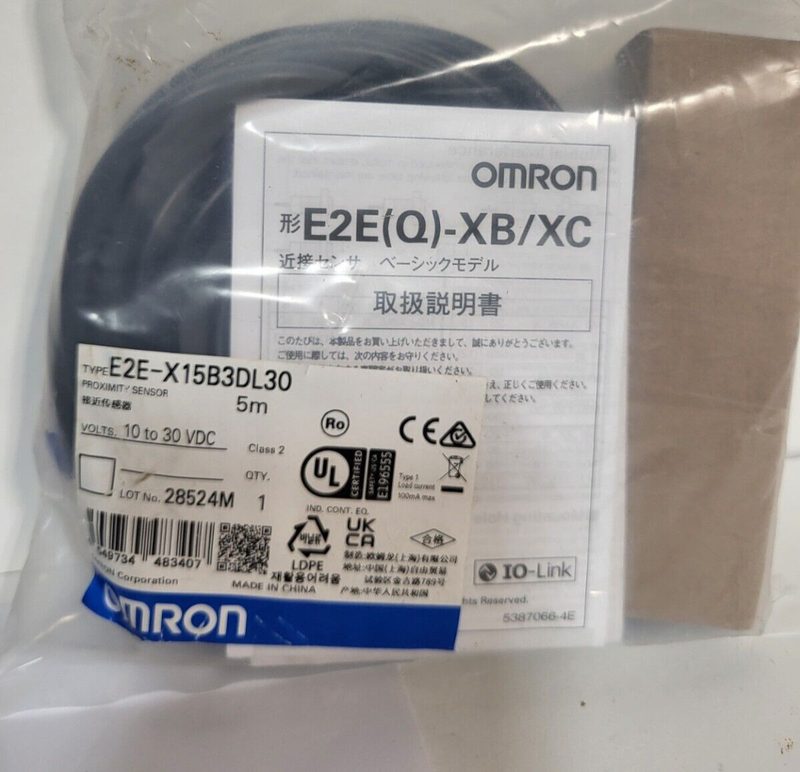 Датчик приближения Omron E2E-X15B3DL30-M1